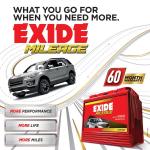 EXIDE MILEAGE 40Ah FML8-ML40LBH Car Battery