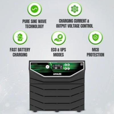 Amaze Office-Use Inverter & Inverter Battery (Home/Office UPS Solution)