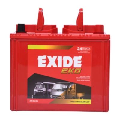 Exide EKO60R 60Ah 3‑Wheeler Battery